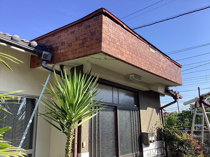 大分市生石　玄関工事　着工前　（Y様邸）