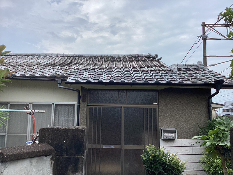 大分市生石　瓦葺き替え工事